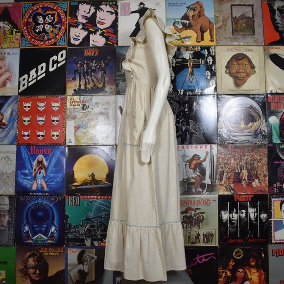 SOLD Vintage 60s Cotton Prairie Dress Cottagecore - Picture 5 of 9